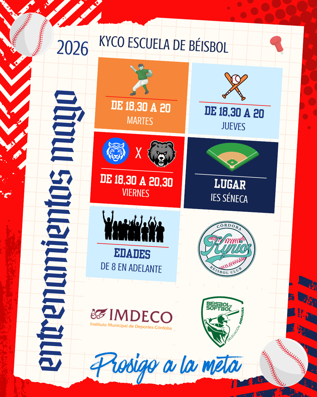 Entrenamientos de mayo